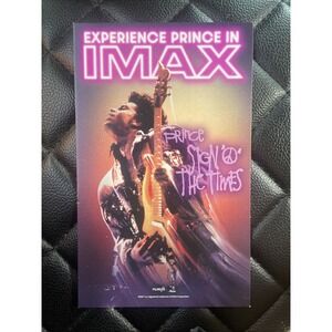 AMC Prince Sign O The Times Concert IMAX Collectible Ticket Opening Night 8/28